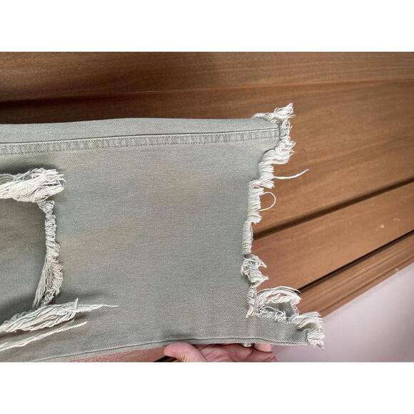 Free People We The Free Maggie Midrise Straight Leg Jeans Sage Women’s size 31​ - Picture 4 of 14